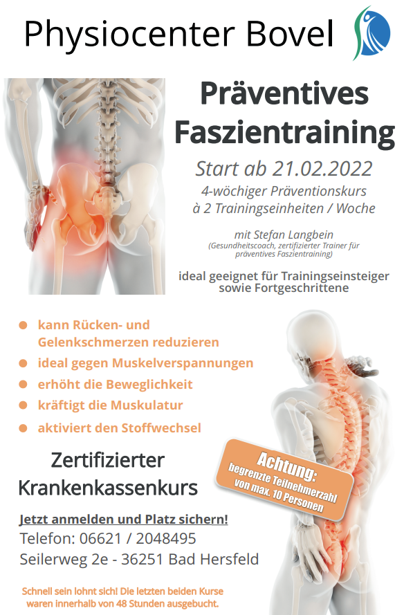 Präventionskurs Faszientraining